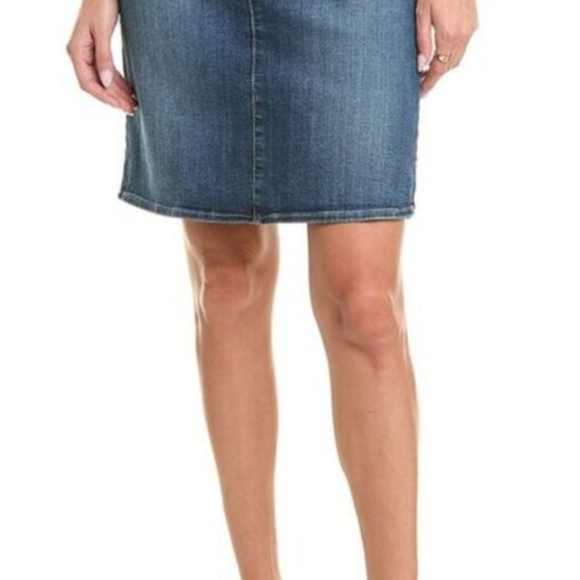NYDJ Dresses & Skirts - NYDJ Denim Skirt Hollywood Rockie Lift Tuck High Rise Sz 14